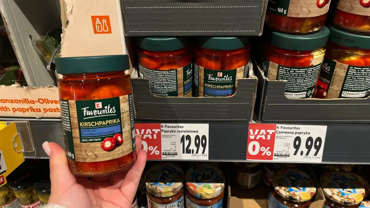 необычные продукты в Kaufland и Biedronka