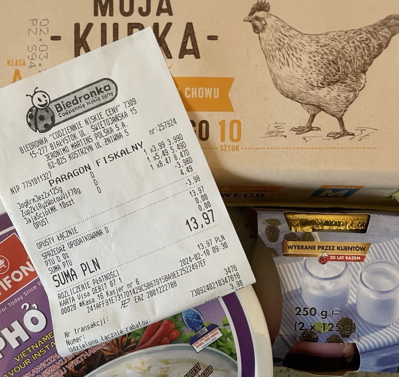 продукты из Biedronka