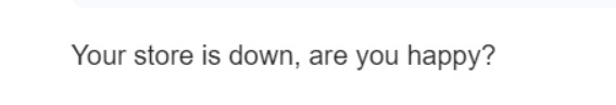 сообщение о блокировке 