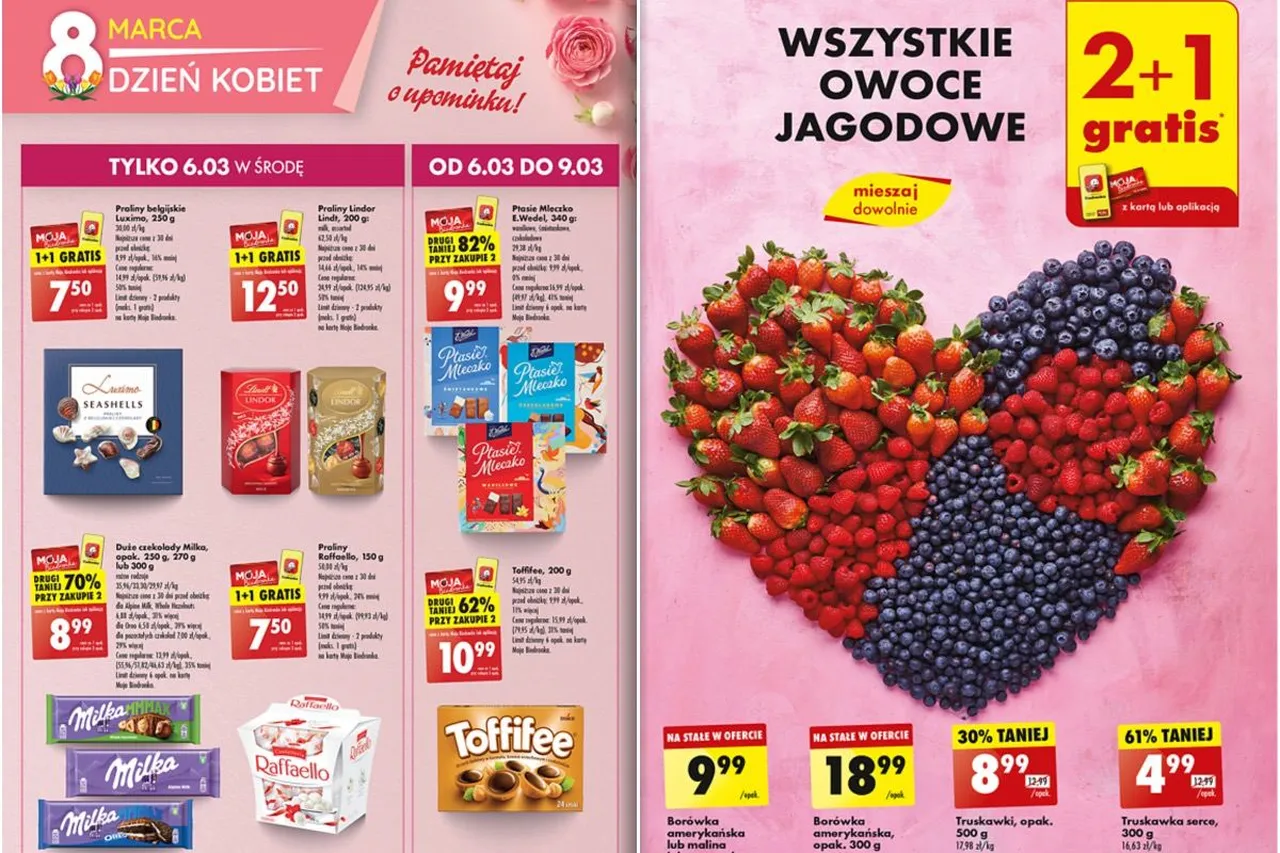 скидки в Biedronka