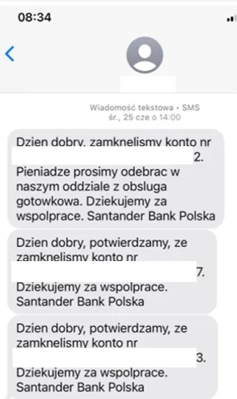 скриншот sms-сообщений